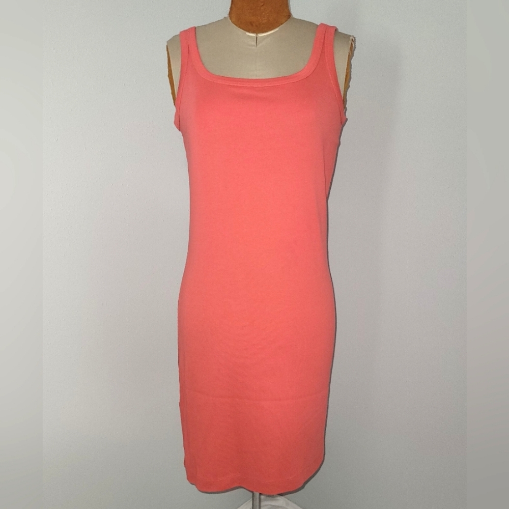 Eddie Bauer cotton knit tank dress  Sz M Tall